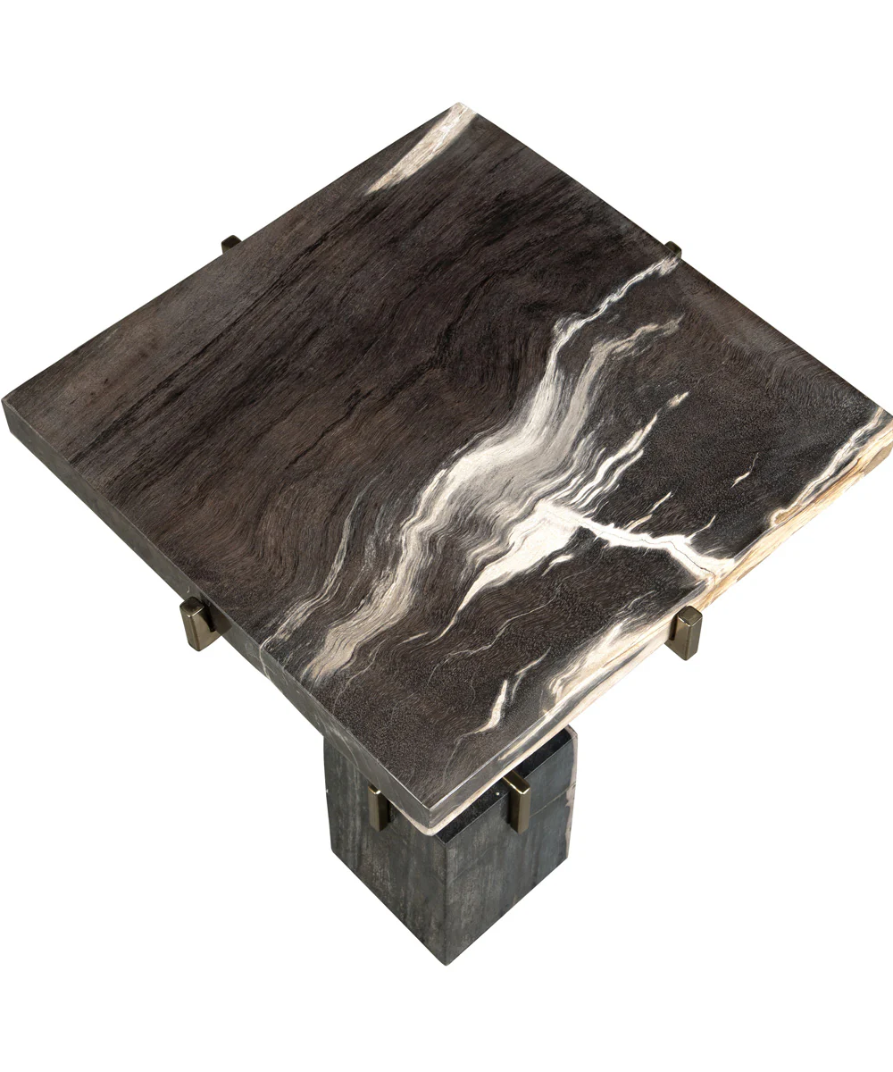 Rowman Petrified Wood Accent Table - Image 7