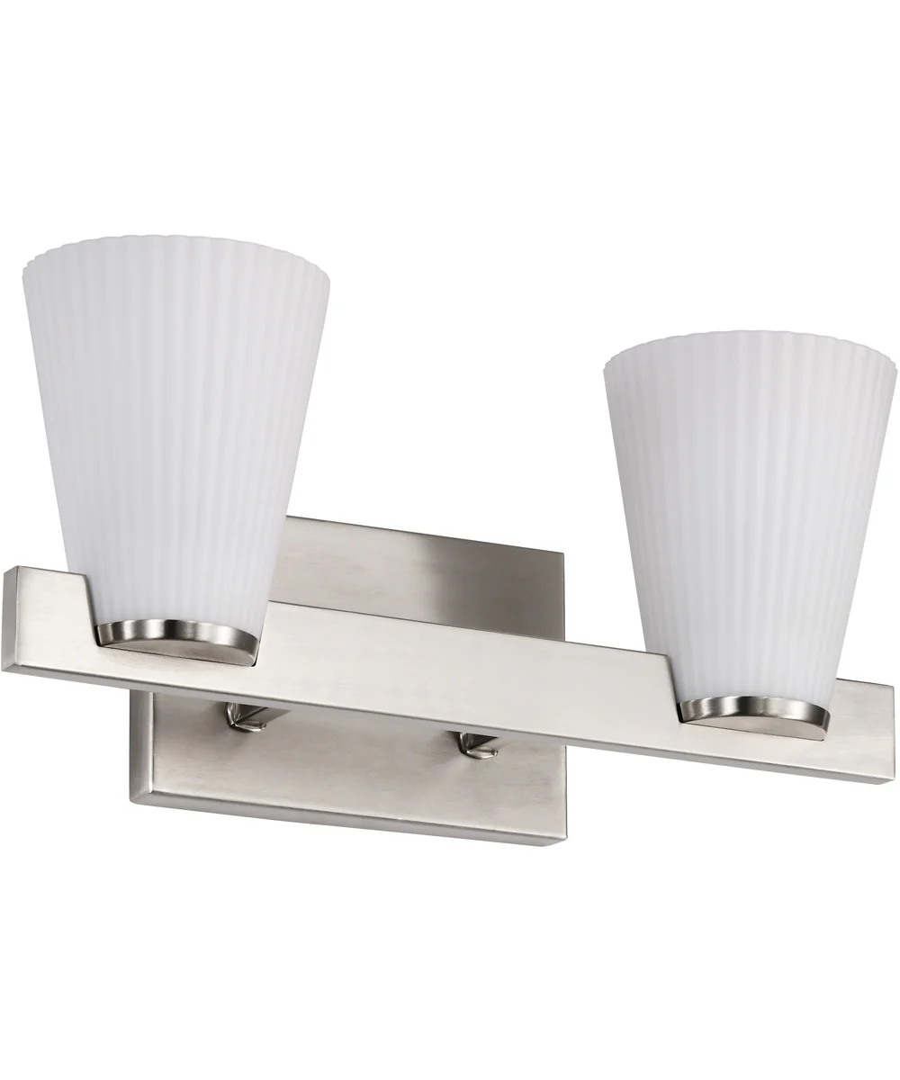 Royale 2-Light Vanity & Wall Brushed Nickel - Image 5