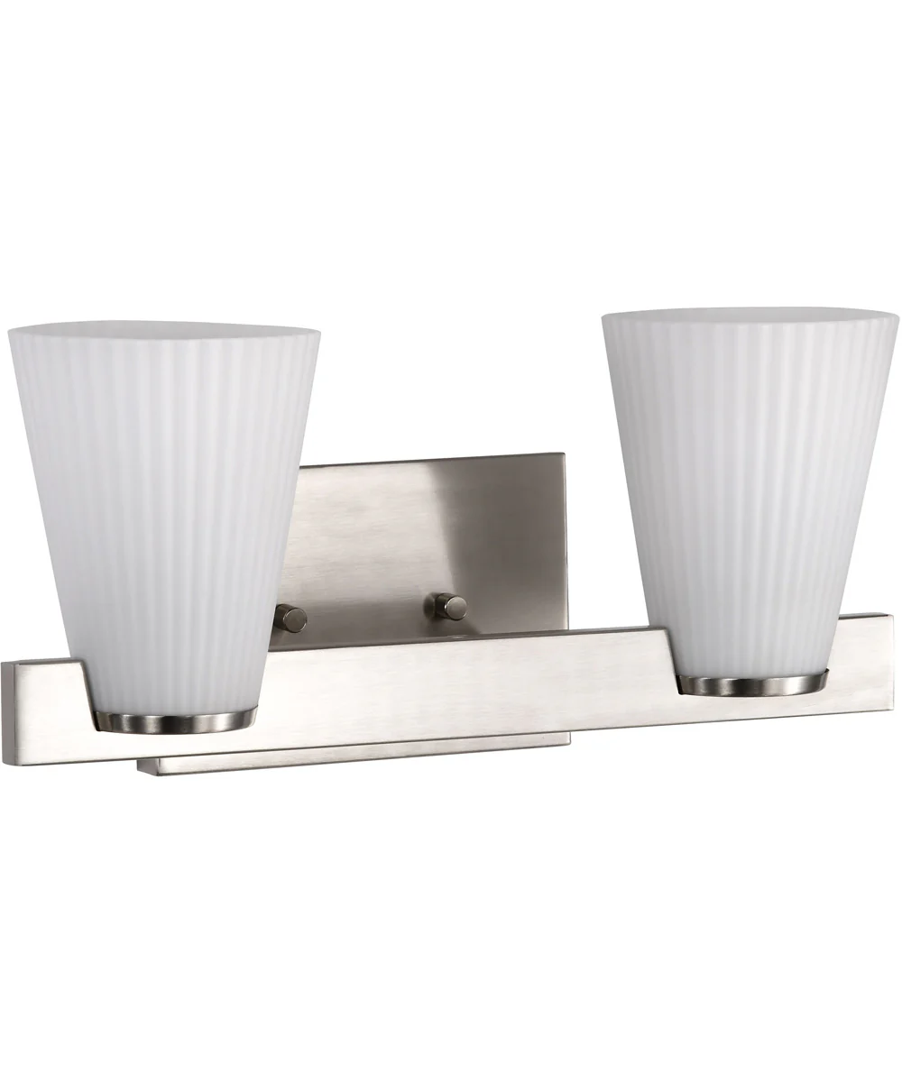 Royale 2-Light Vanity & Wall Brushed Nickel - Image 7