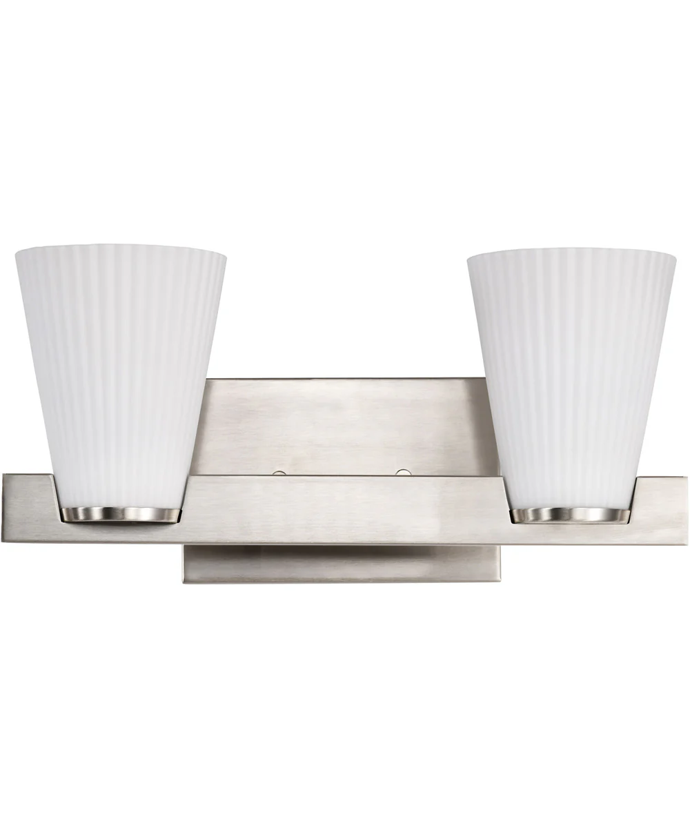 Royale 2-Light Vanity & Wall Brushed Nickel - Image 9
