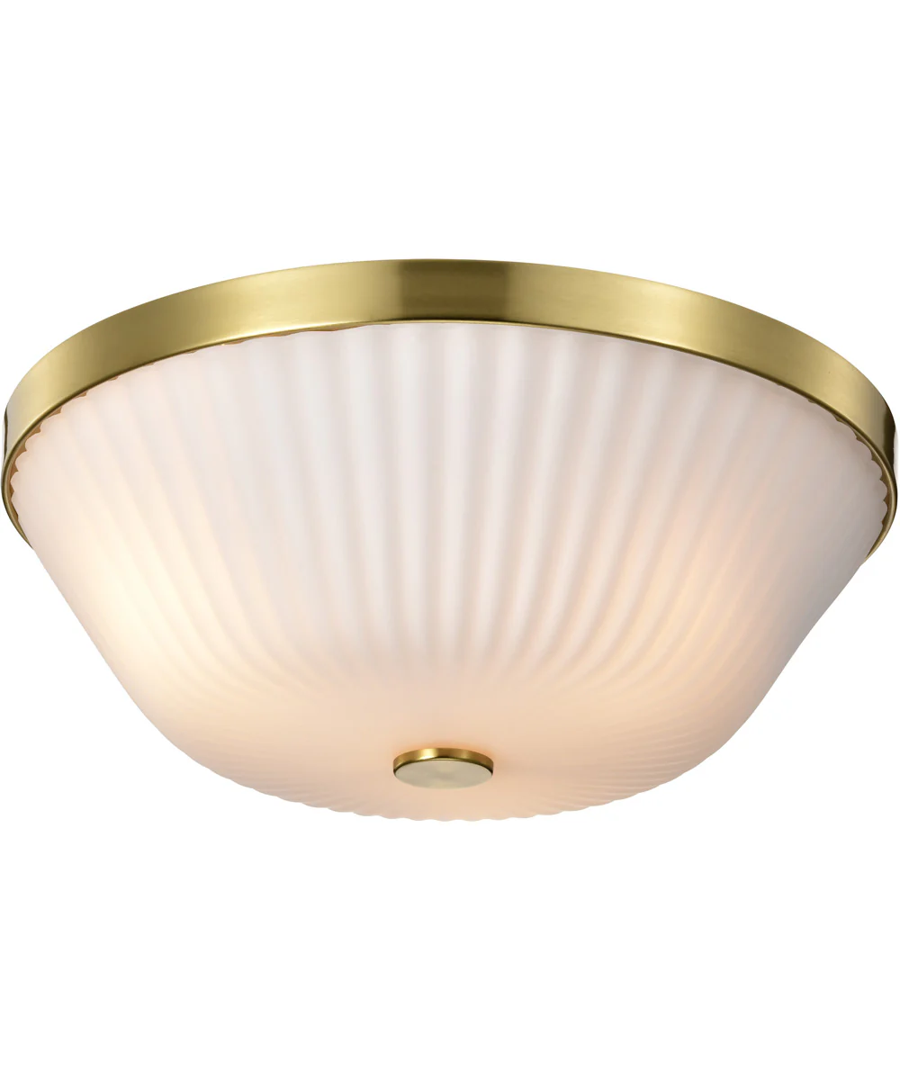 Royale 3-Light Close-to-Ceiling Burnished Brass - Image 2