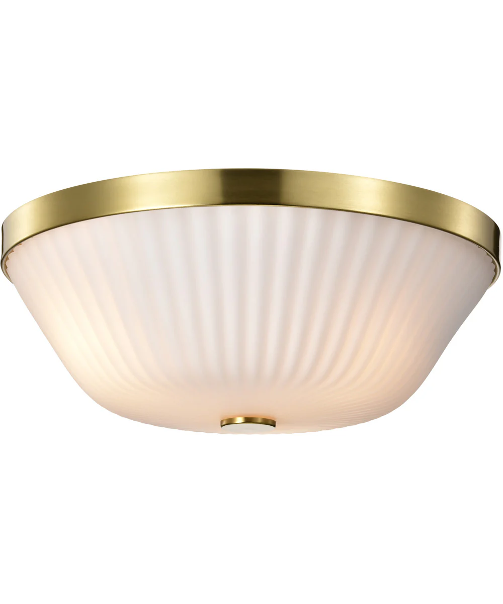 Royale 3-Light Close-to-Ceiling Burnished Brass - Image 4