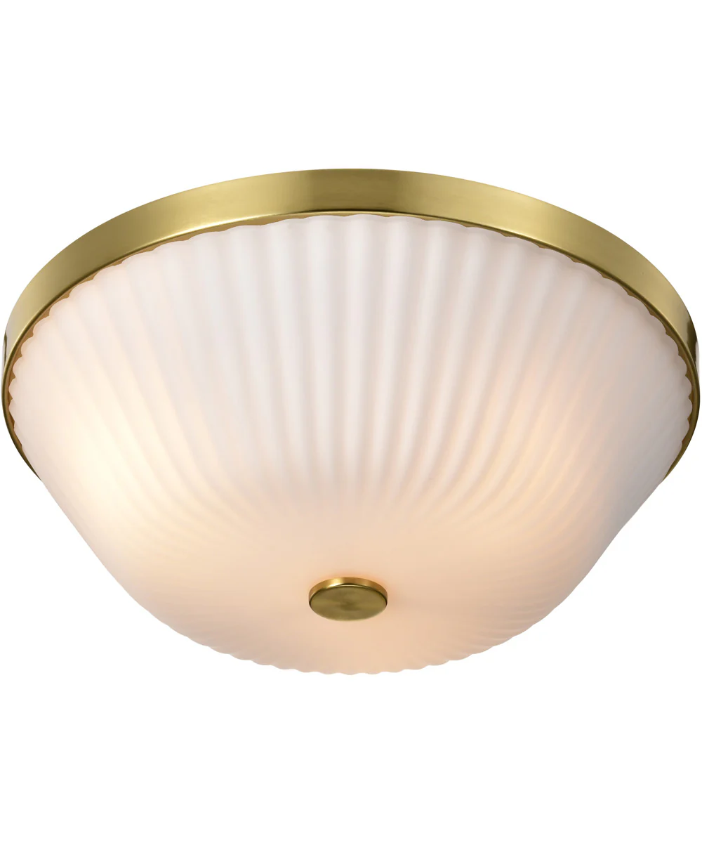 Royale 3-Light Close-to-Ceiling Burnished Brass - Image 6