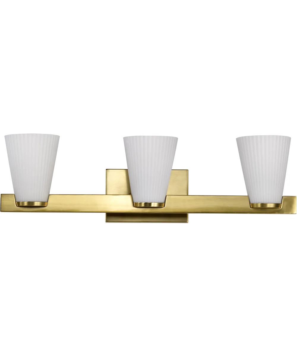Royale 3-Light Vanity & Wall Burnished Brass - Image 5