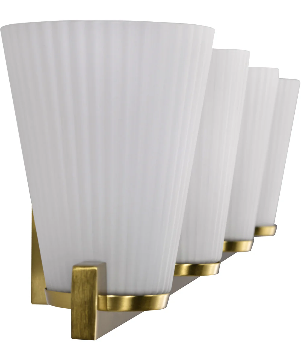 Royale 4-Light Vanity & Wall Burnished Brass - Image 7