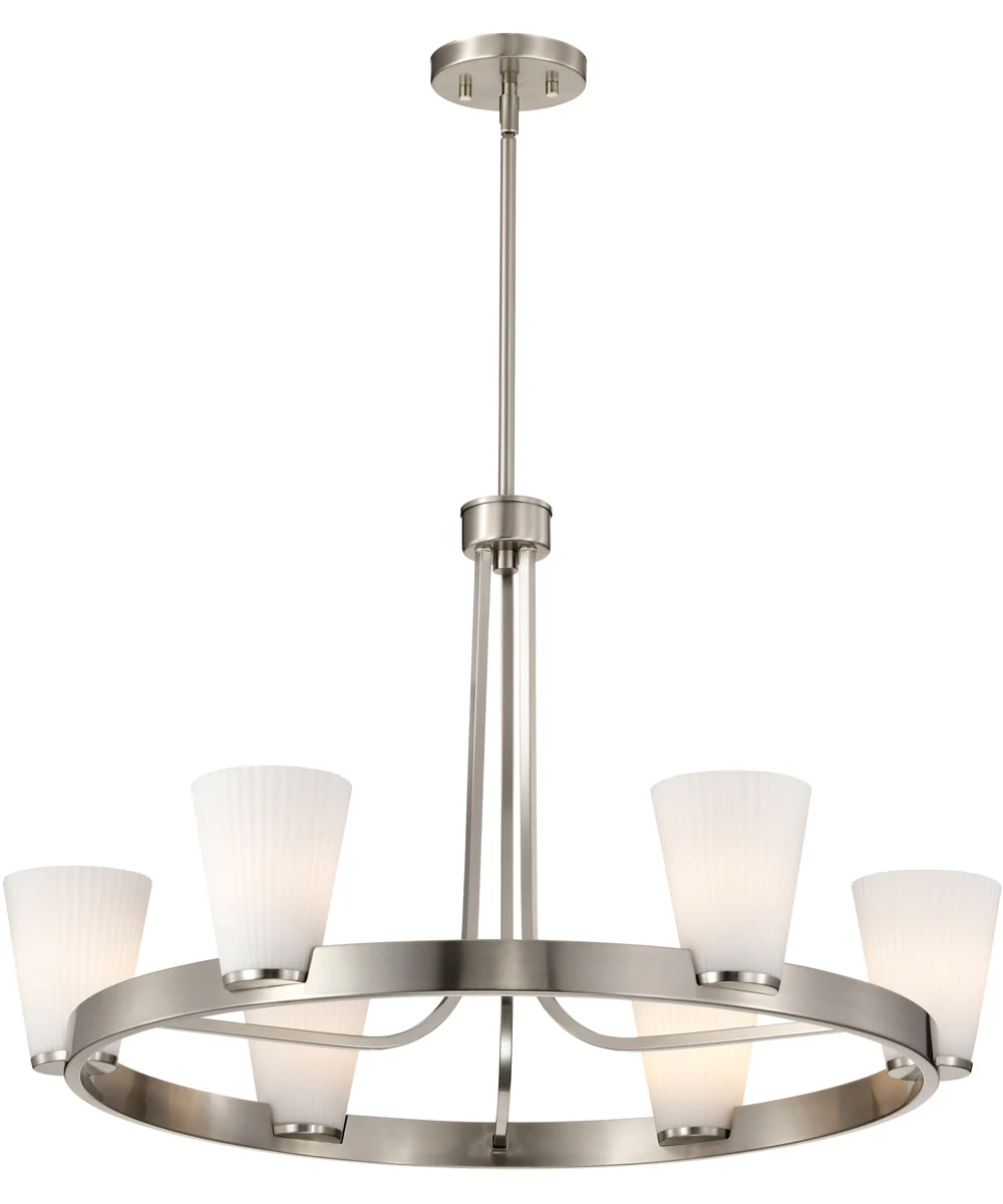 Royale 5-Light Chandelier Brushed Nickel - Image 4