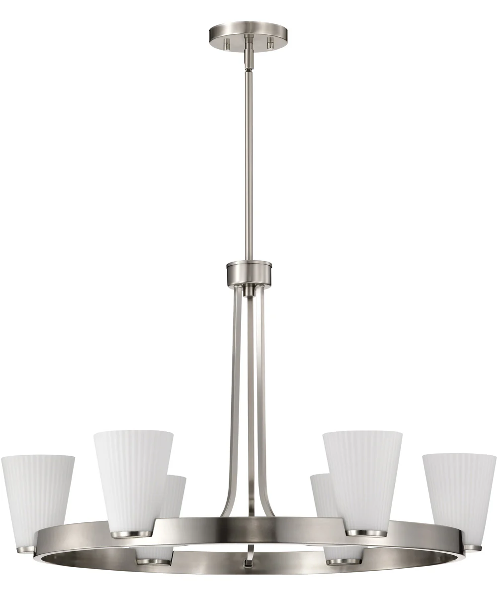 Royale 5-Light Chandelier Brushed Nickel - Image 5