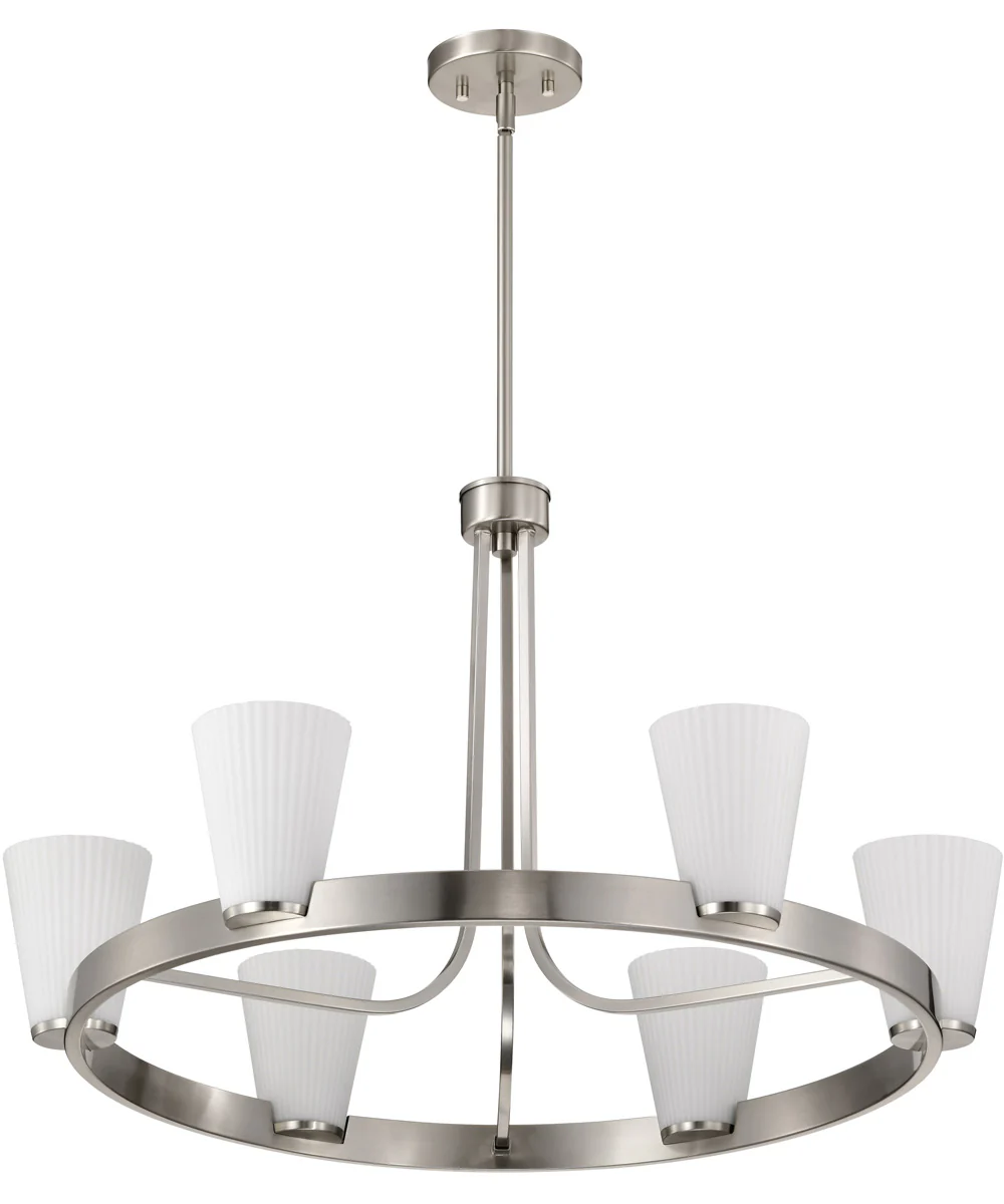 Royale 5-Light Chandelier Brushed Nickel - Image 7