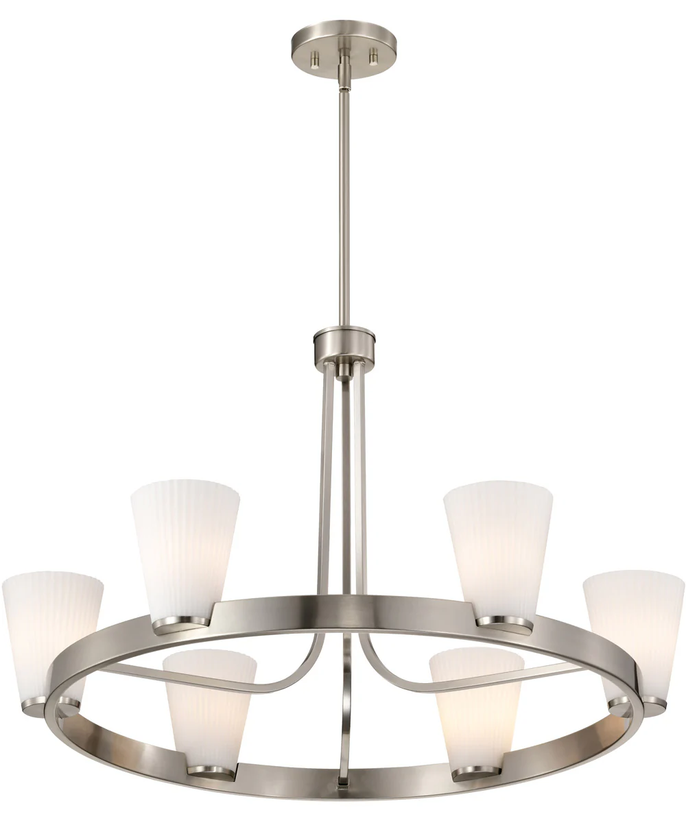 Royale 5-Light Chandelier Brushed Nickel - Image 8