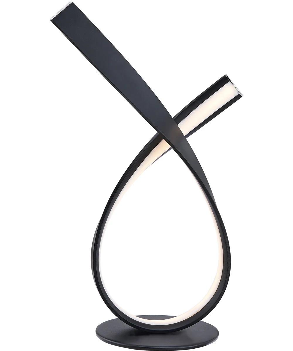 Royce 1-Light Led Table Lamp Black