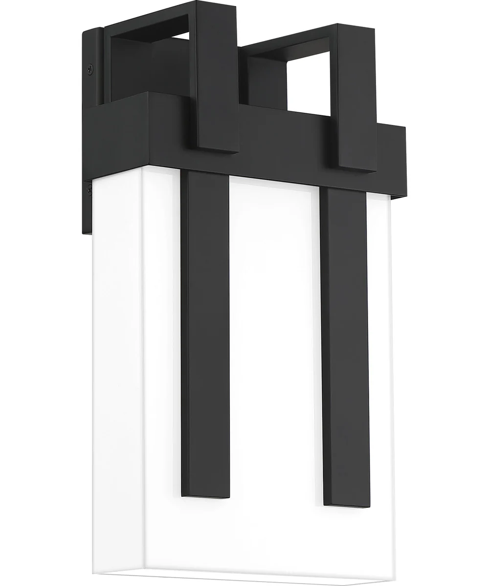 Ruben Medium Outdoor Wall Light Coastal Armour Aluminum Matte Black