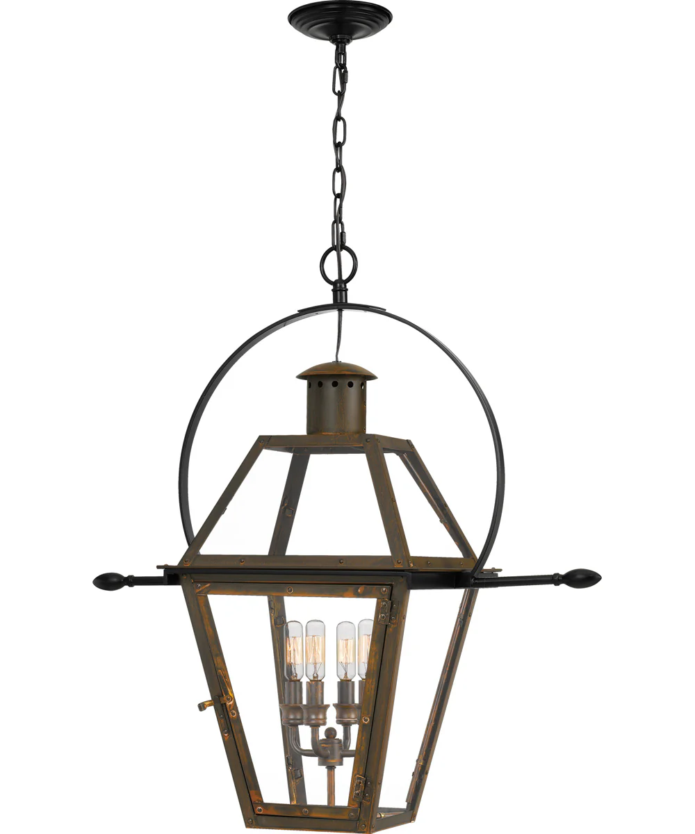 Rue De Royal 4-light Pendant Industrial Bronze - Image 2