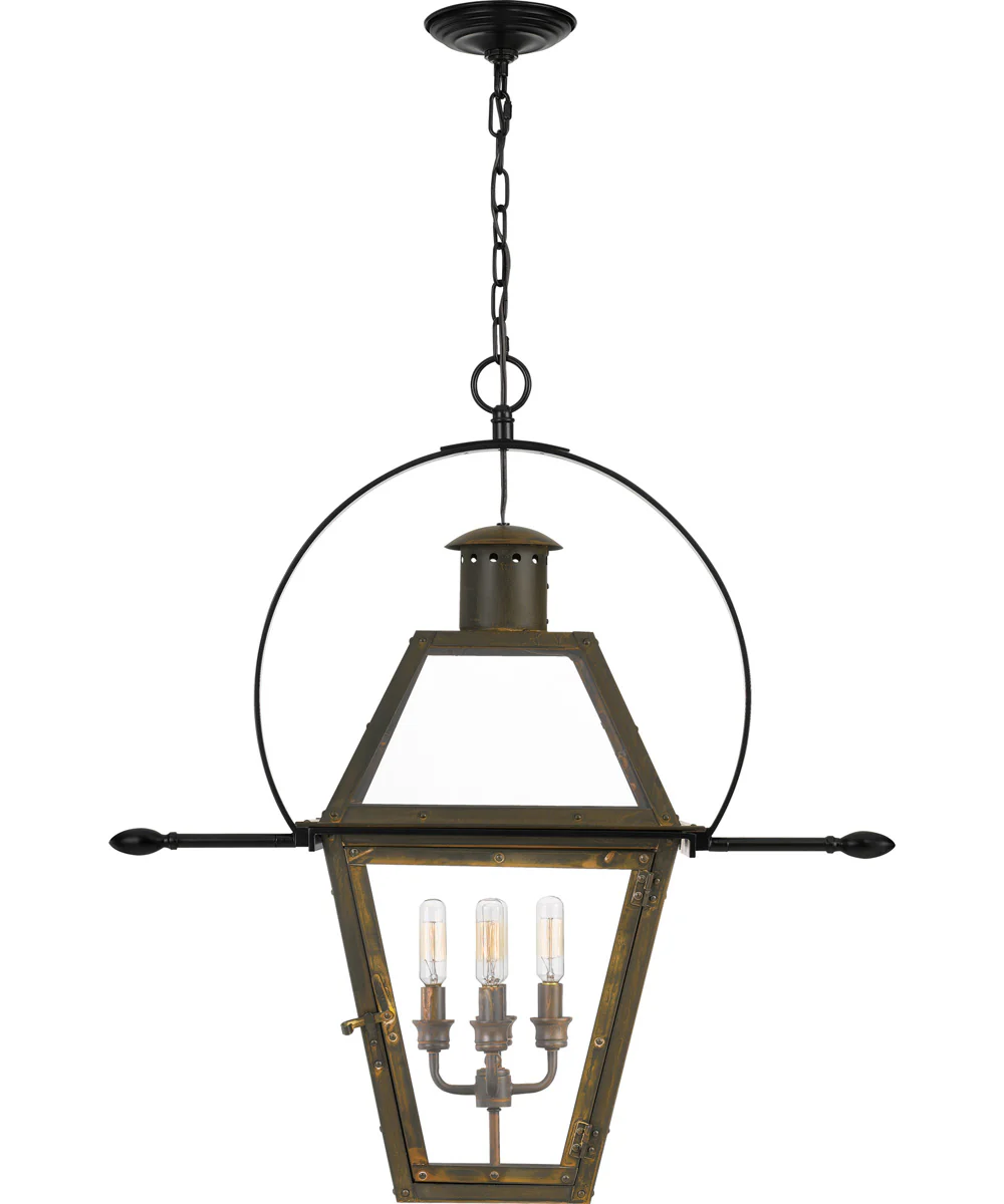 Rue De Royal 4-light Pendant Industrial Bronze - Image 5