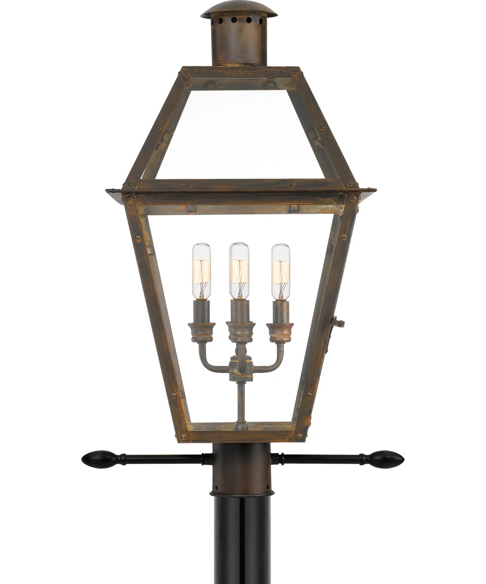 Rue De Royal Extra Large 4-light Outdoor Post Light Industrial Bronze - Image 5