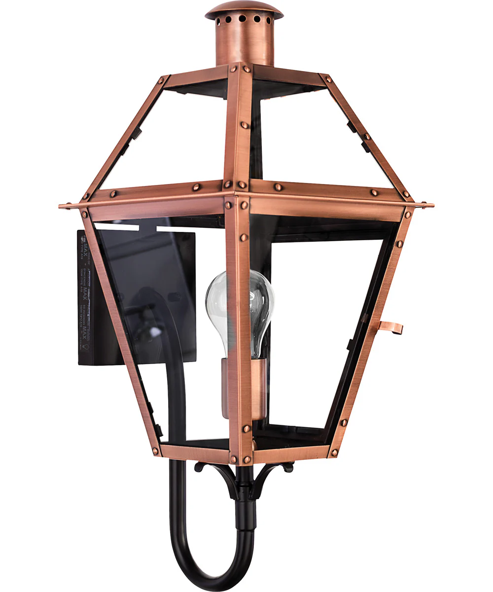 Rue De Royal Medium 1-light Outdoor Wall Light Aged Copper - Image 2