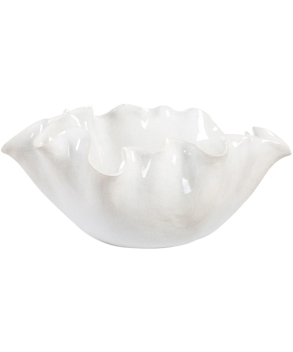 Ruffle White Bloom Bowl - Image 4