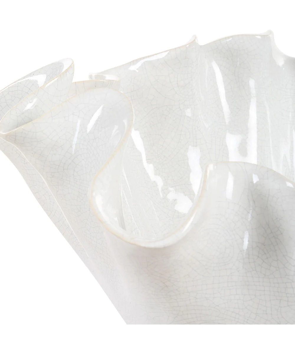 Ruffle White Bloom Bowl - Image 5