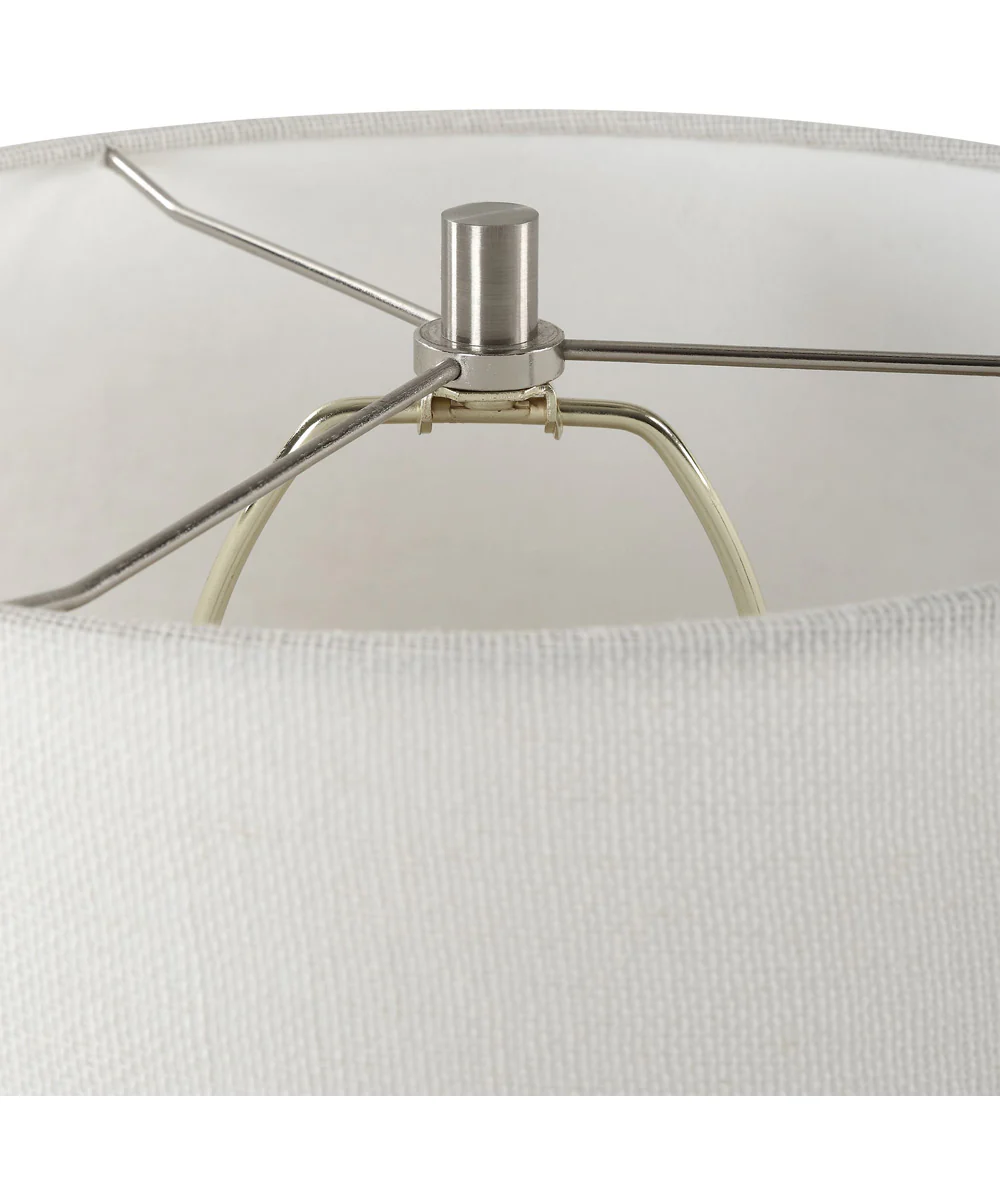 Rupture Aged Ivory Table Lamp - Image 6