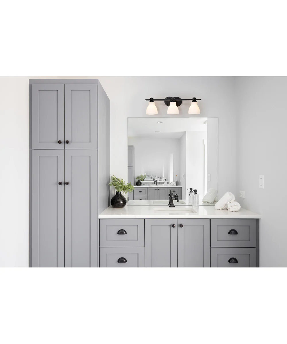 Russel 3-Light Vanity & Wall Matte Black - Image 2