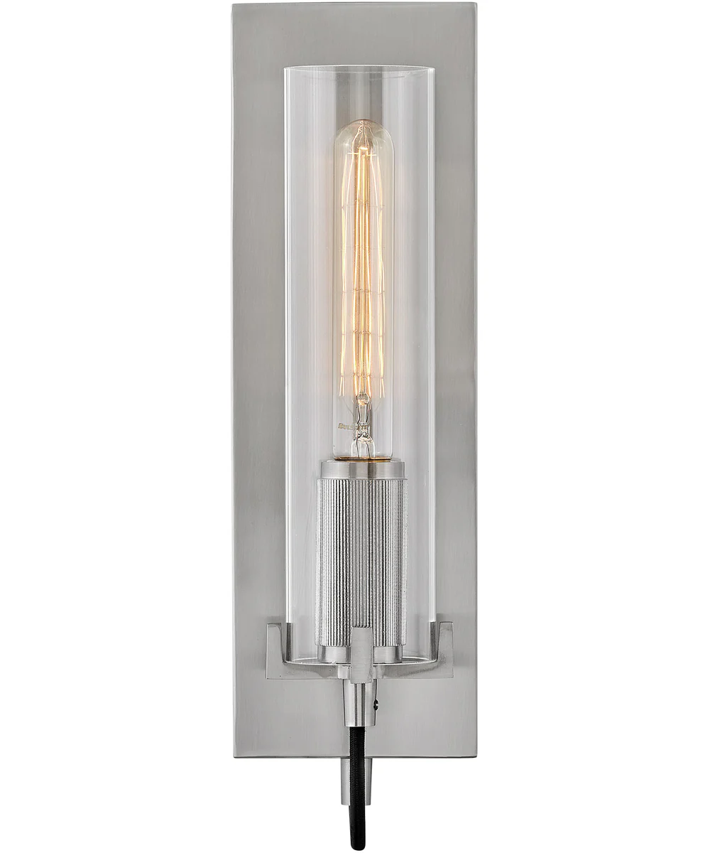 Ryden 1-Light Single Light Sconce in Brushed Nickel