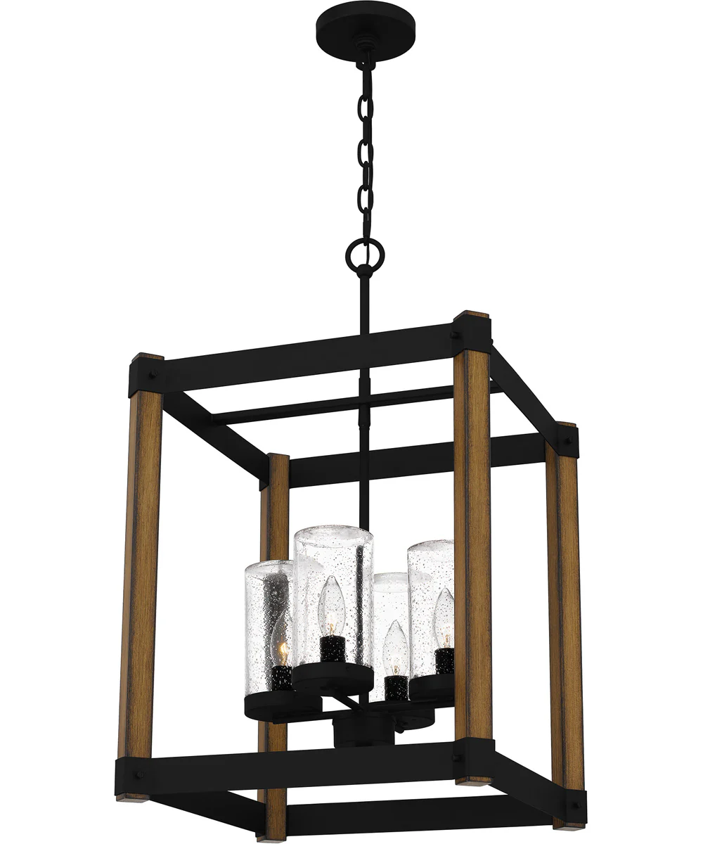 Rylan 4-light Pendant Matte Black - Image 5