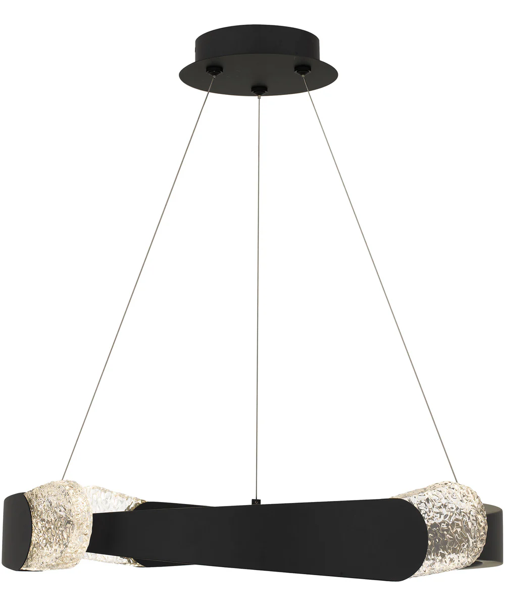 Saffron Large Pendant Matte Black - Image 3