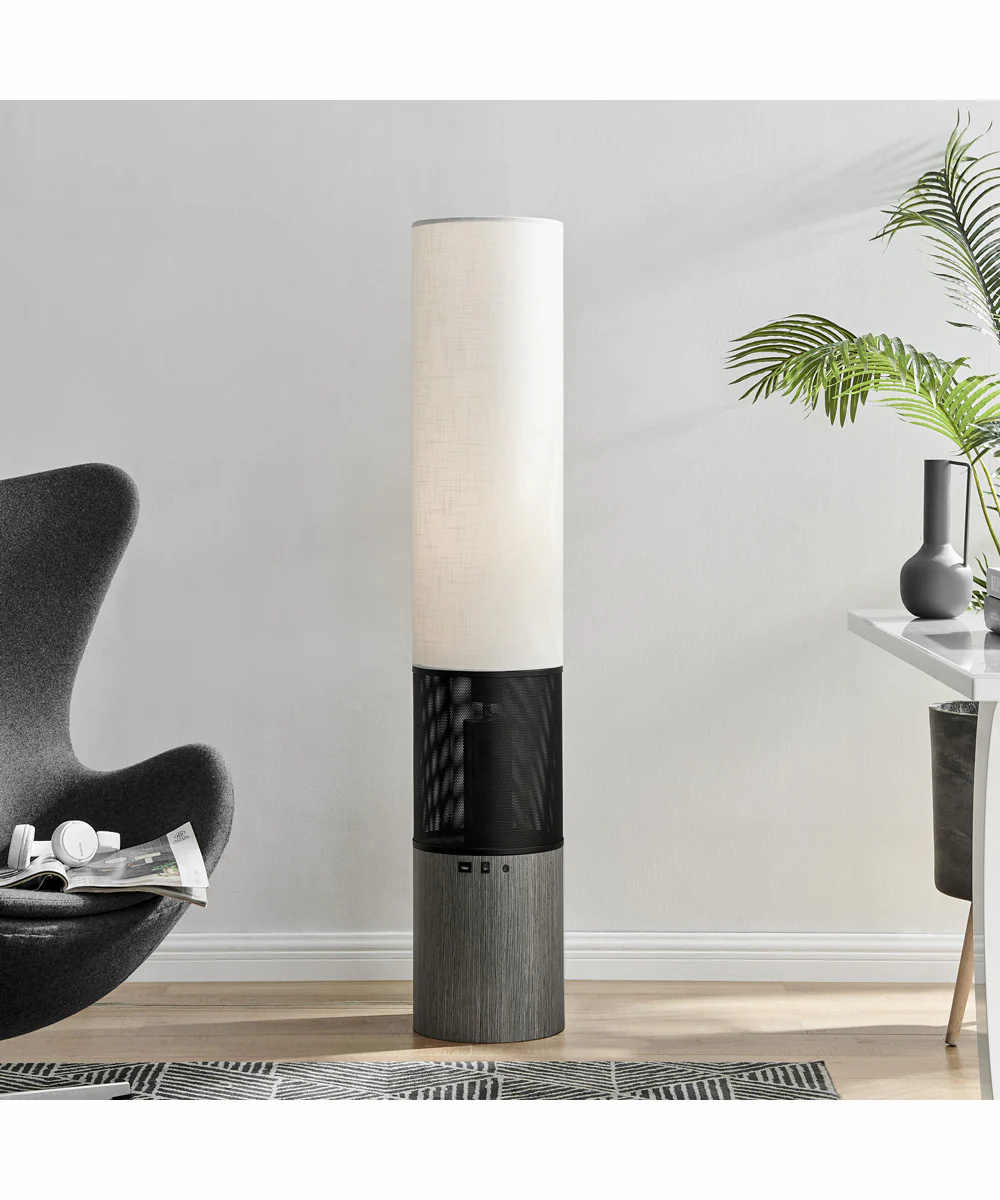 Sahirah 1-Light Floor Lamp With Wireless Speaker - Image 3