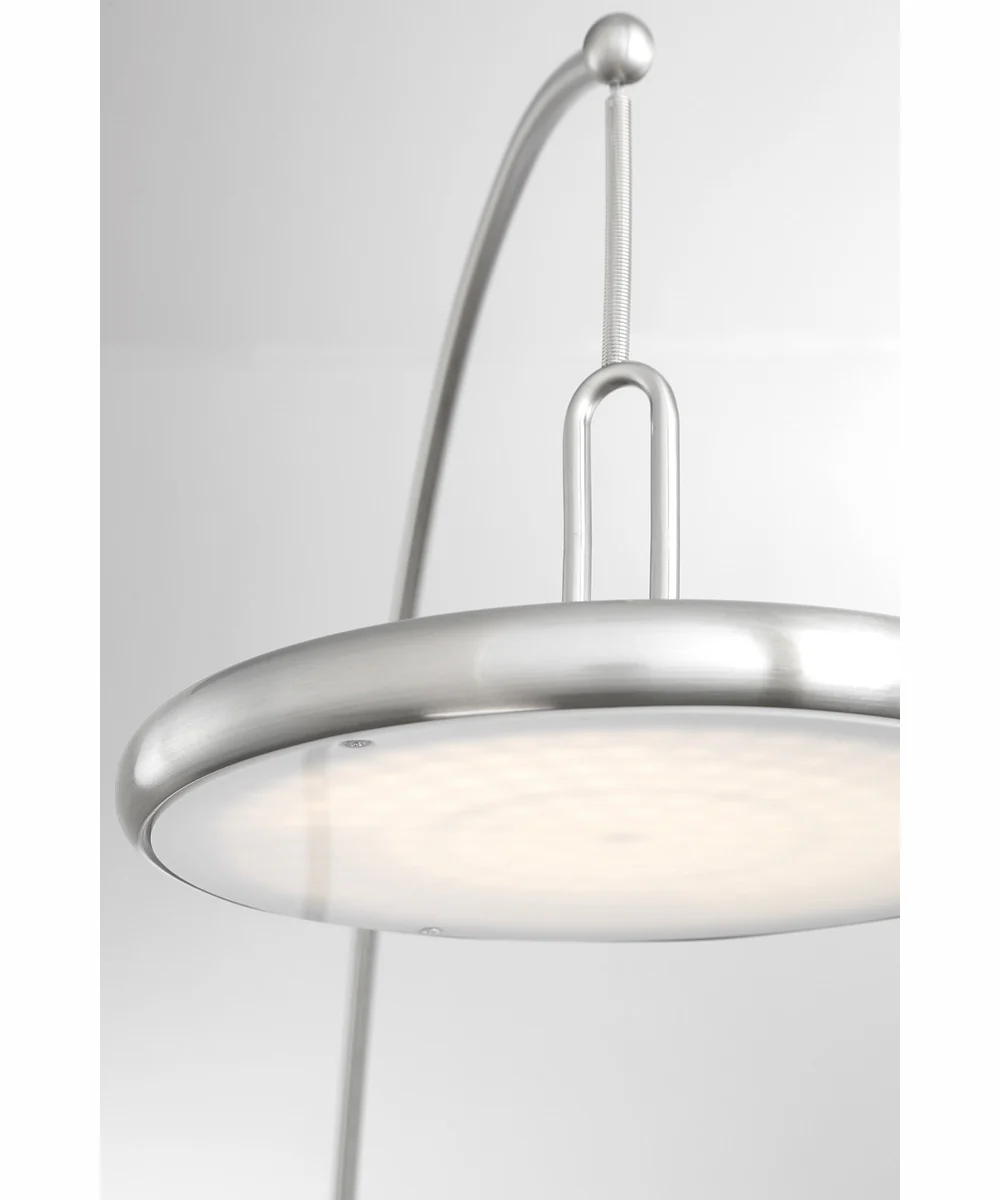 Sailee 1-Light Led Arch Lamp Brushed Nickel - Image 2