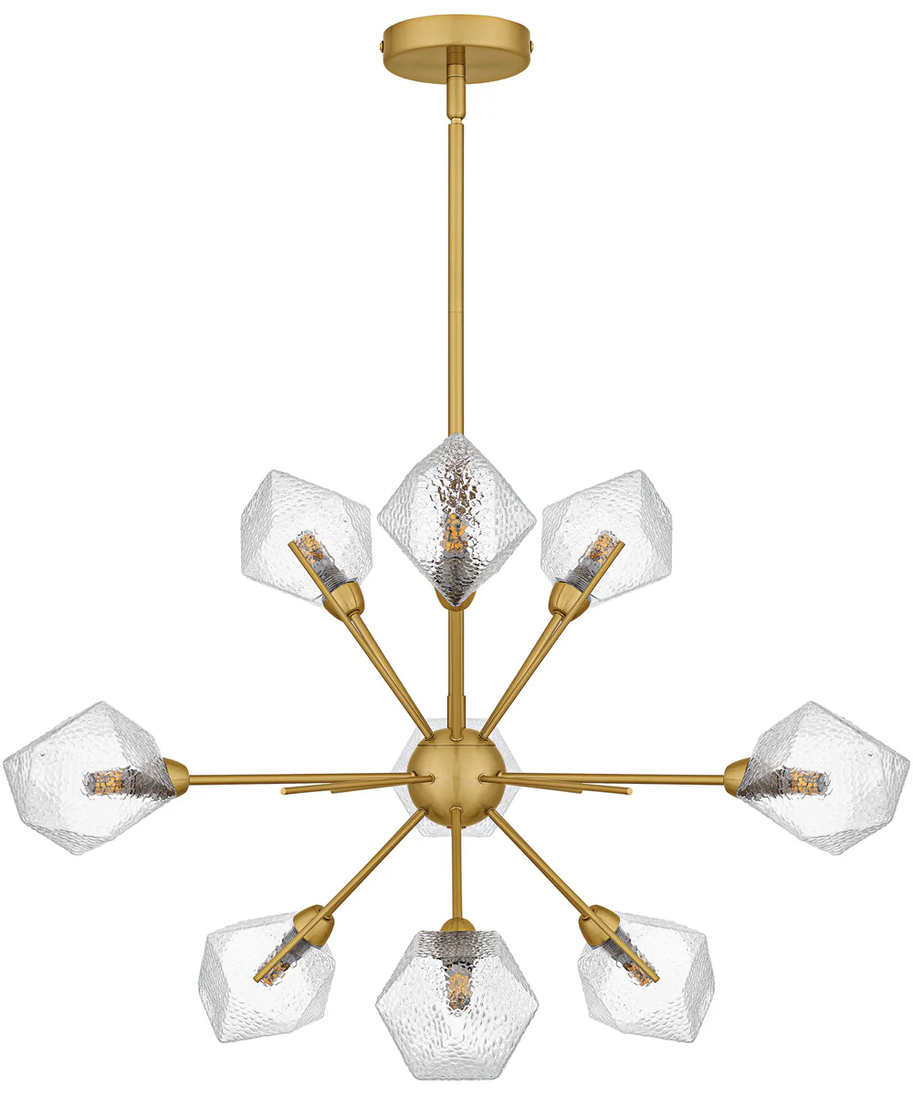 Salvador 9-light Chandelier Brushed Gold - Image 2