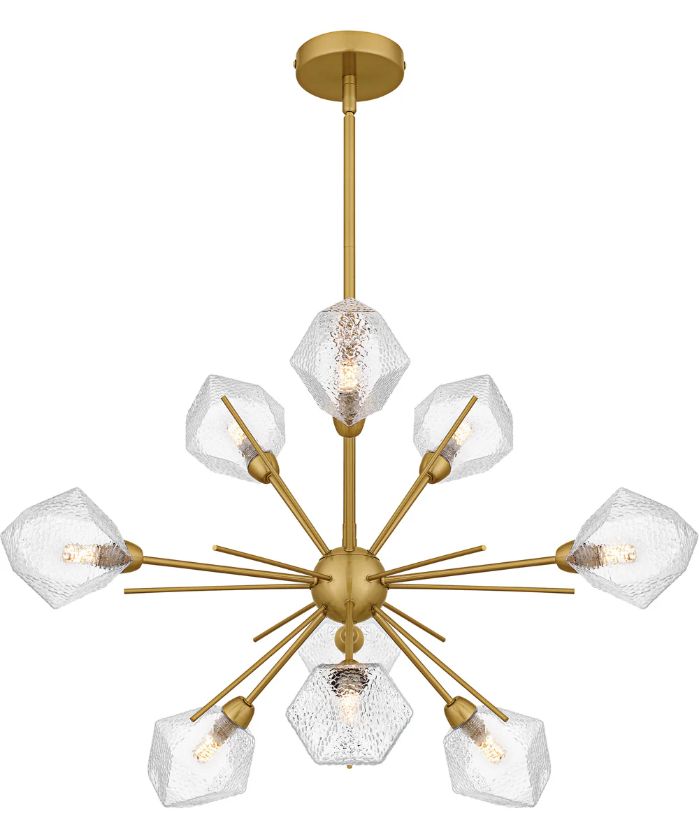 Salvador 9-light Chandelier Brushed Gold - Image 4