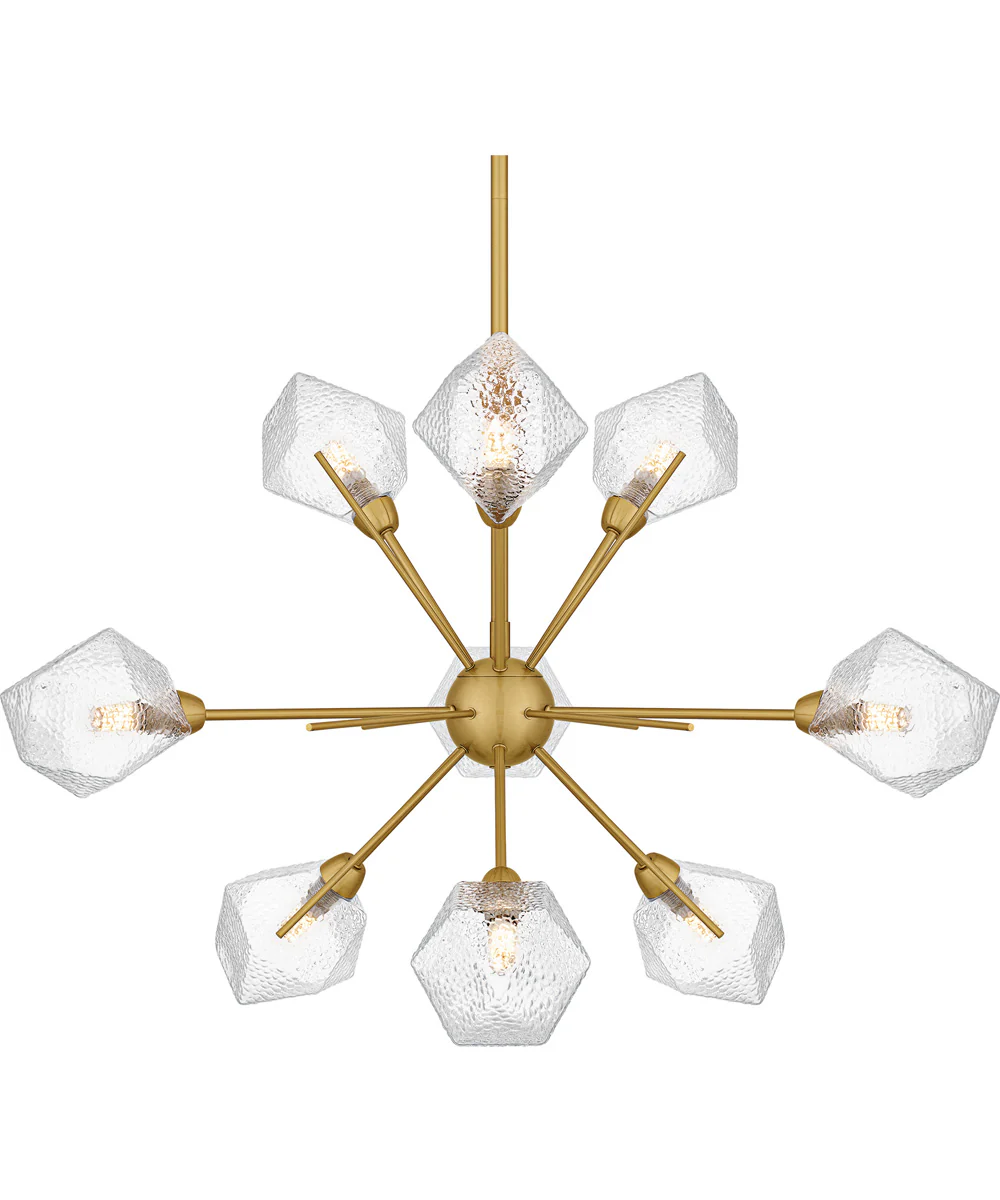 Salvador 9-light Chandelier Brushed Gold - Image 5
