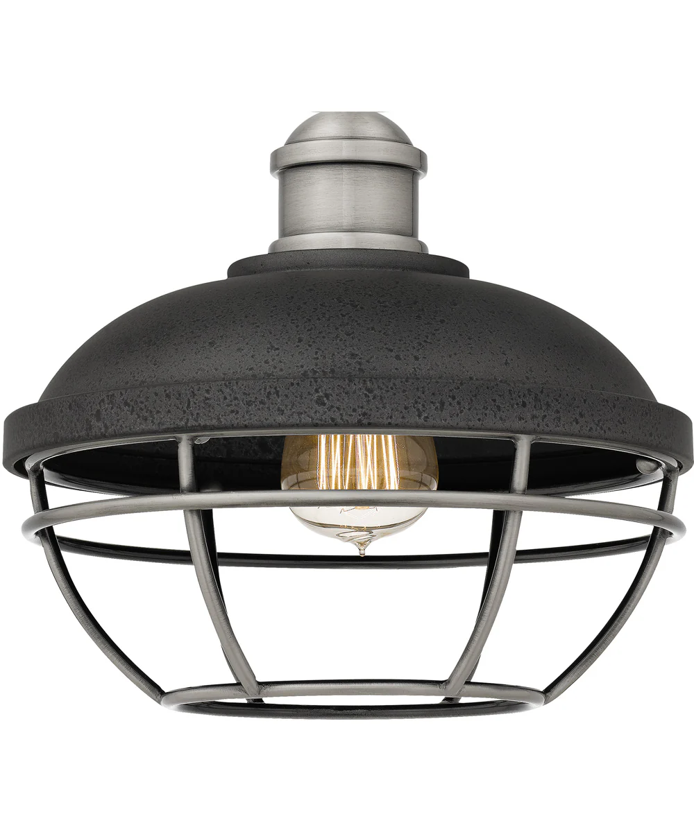 Sandpiper 1-light Semi Flush Mount Antique Polished Nickel - Image 6