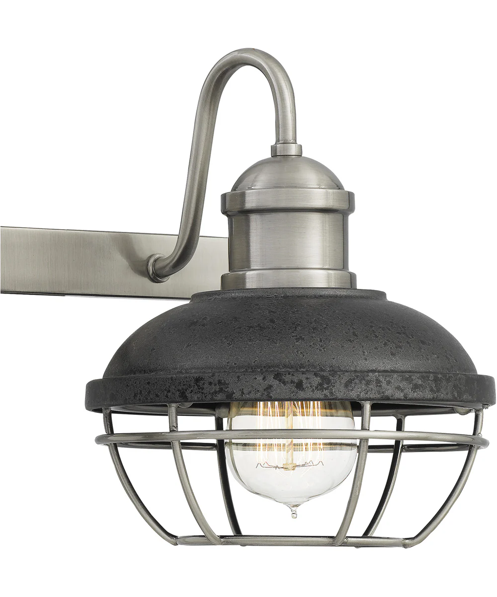 Sandpiper Medium 2-light Bath Light Antique Polished Nickel - Image 6