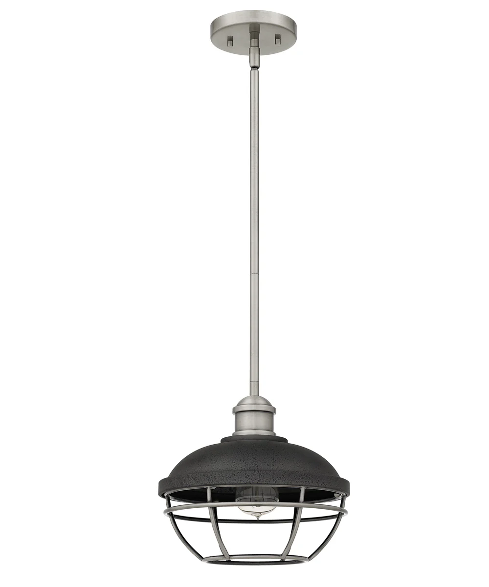 Sandpiper Small 1-light Mini Pendant Antique Polished Nickel - Image 3