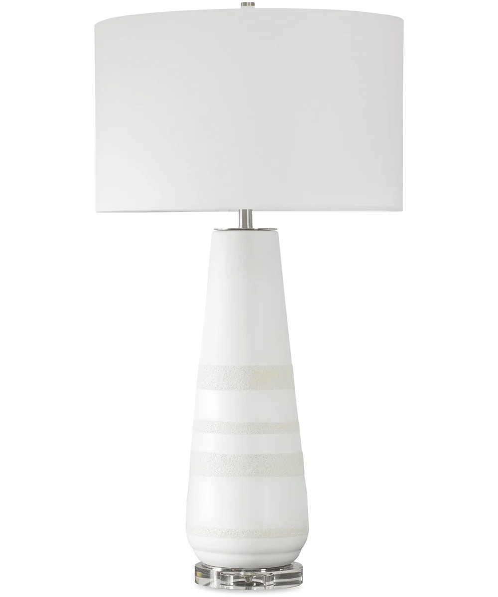 Santino Crackled Ivory Table Lamp - Image 4