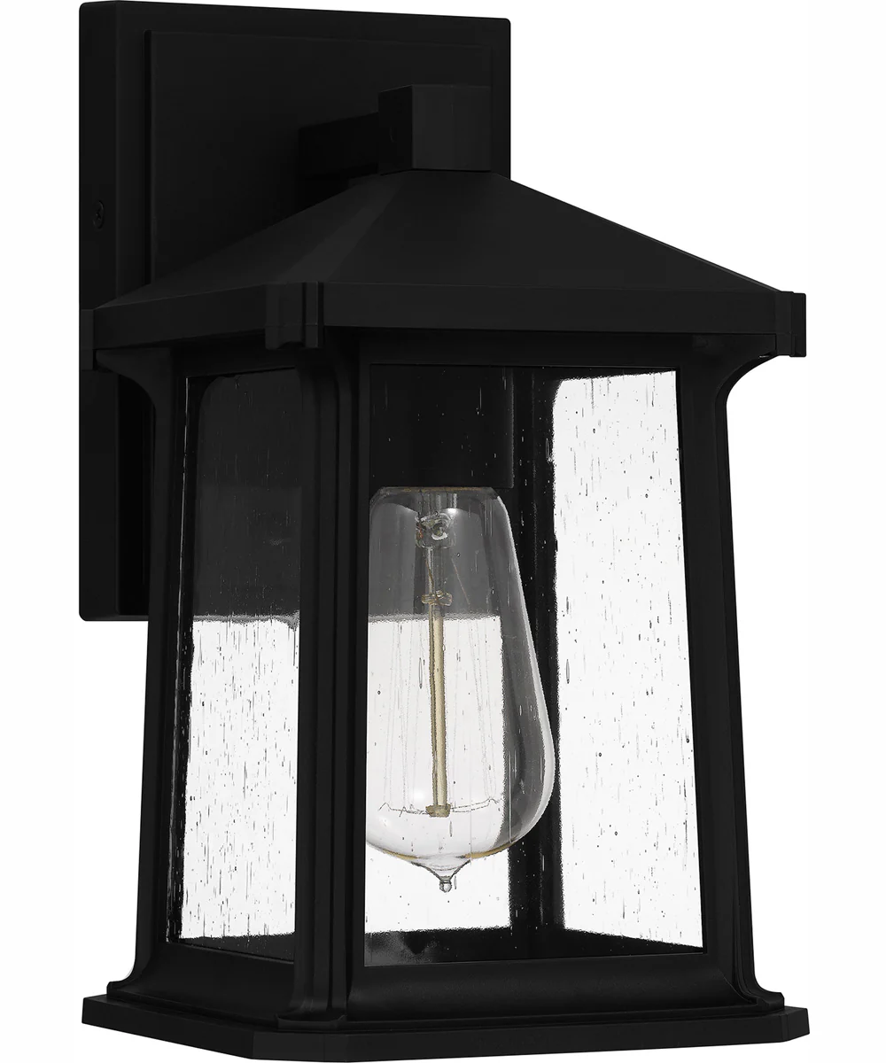 Satterfield Small 1-light Outdoor Wall Light  Coastal Armour Matte Black - Image 3