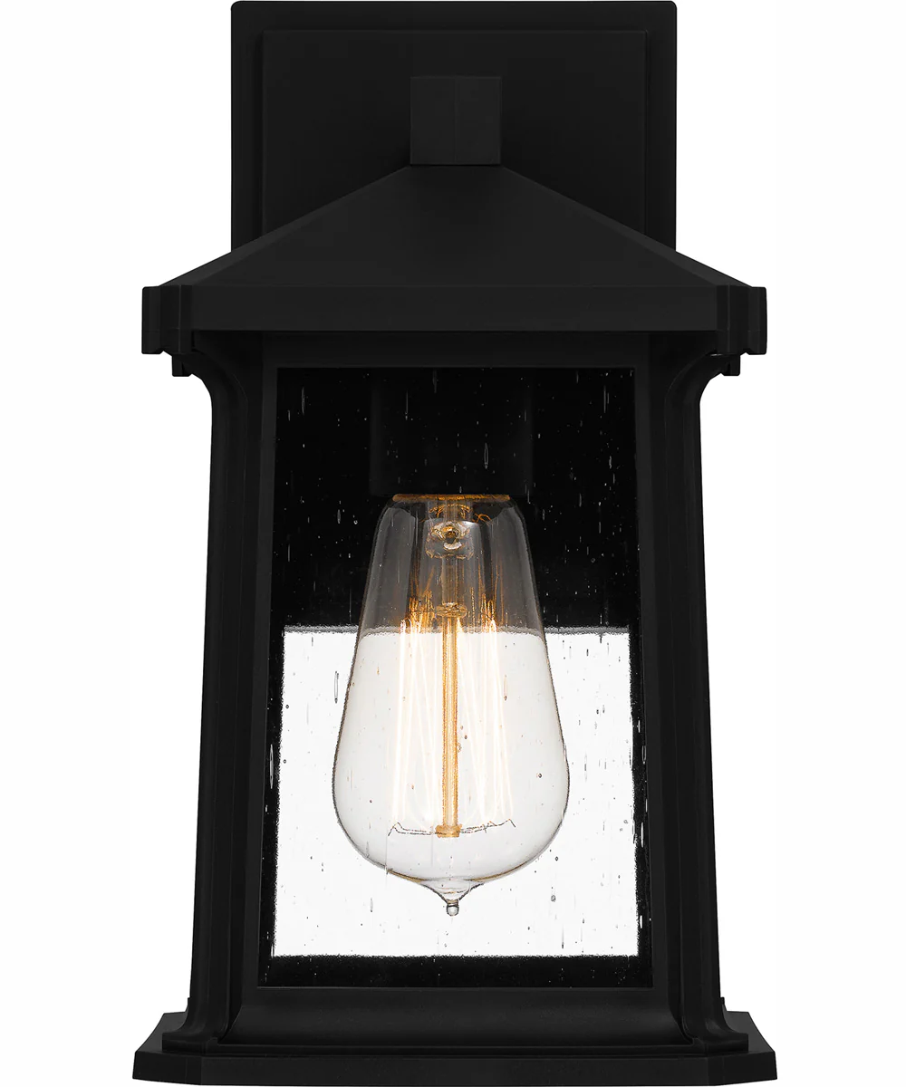Satterfield Small 1-light Outdoor Wall Light  Coastal Armour Matte Black - Image 4
