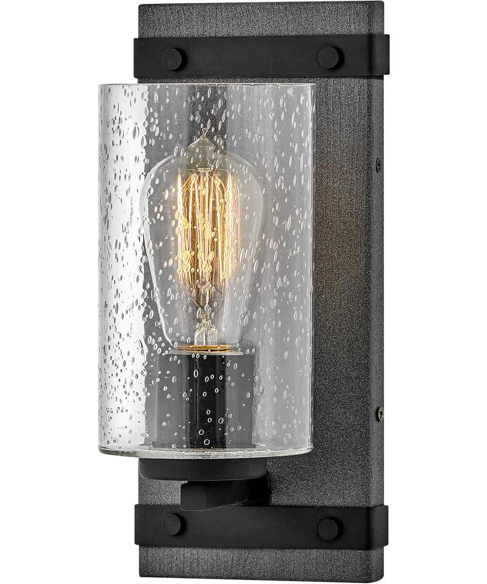 Sawyer 1-Light Single Light Vanity in Aged Zinc