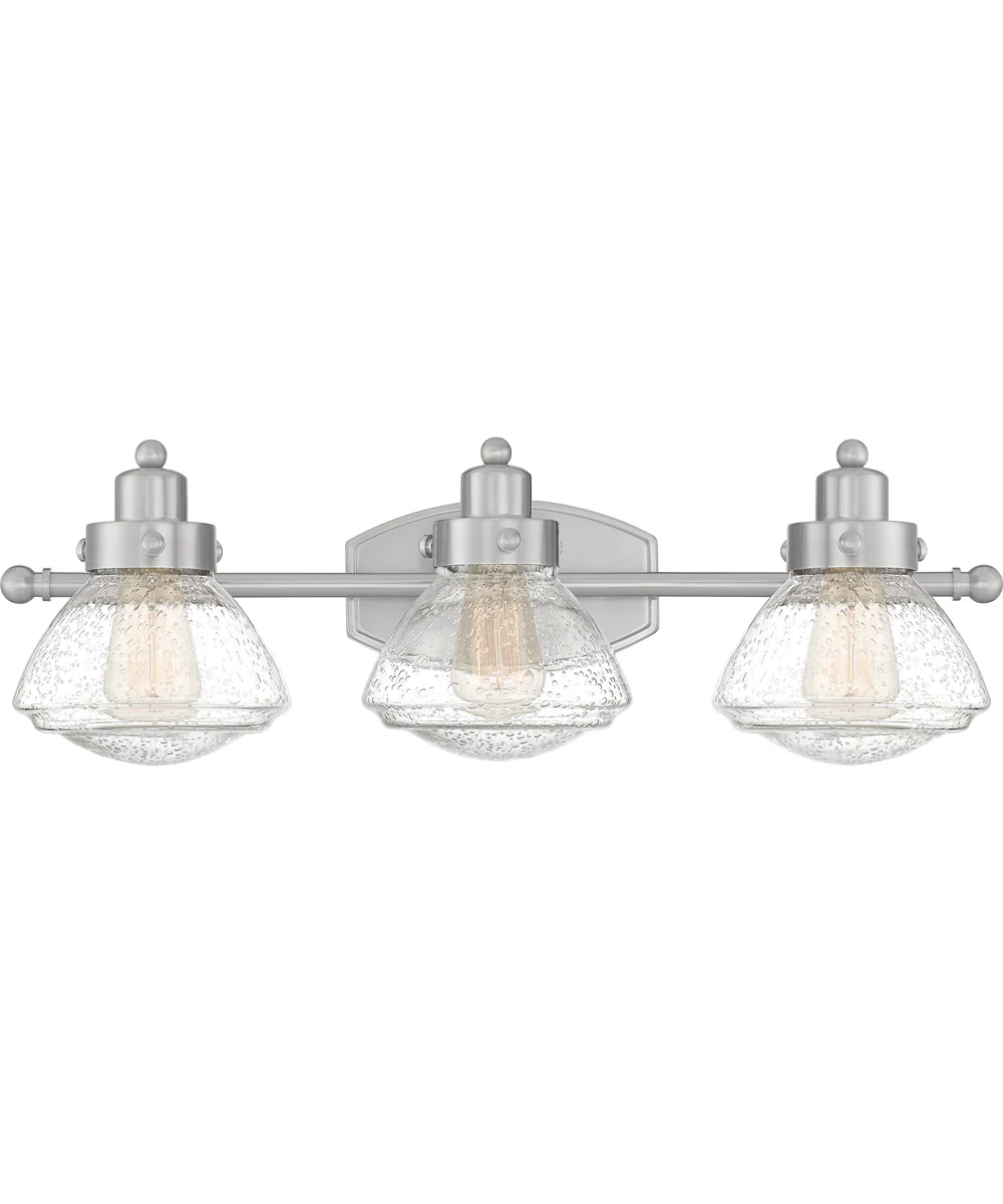 Scholar Large 3-light Bath Light Brushed Nickel - Image 2