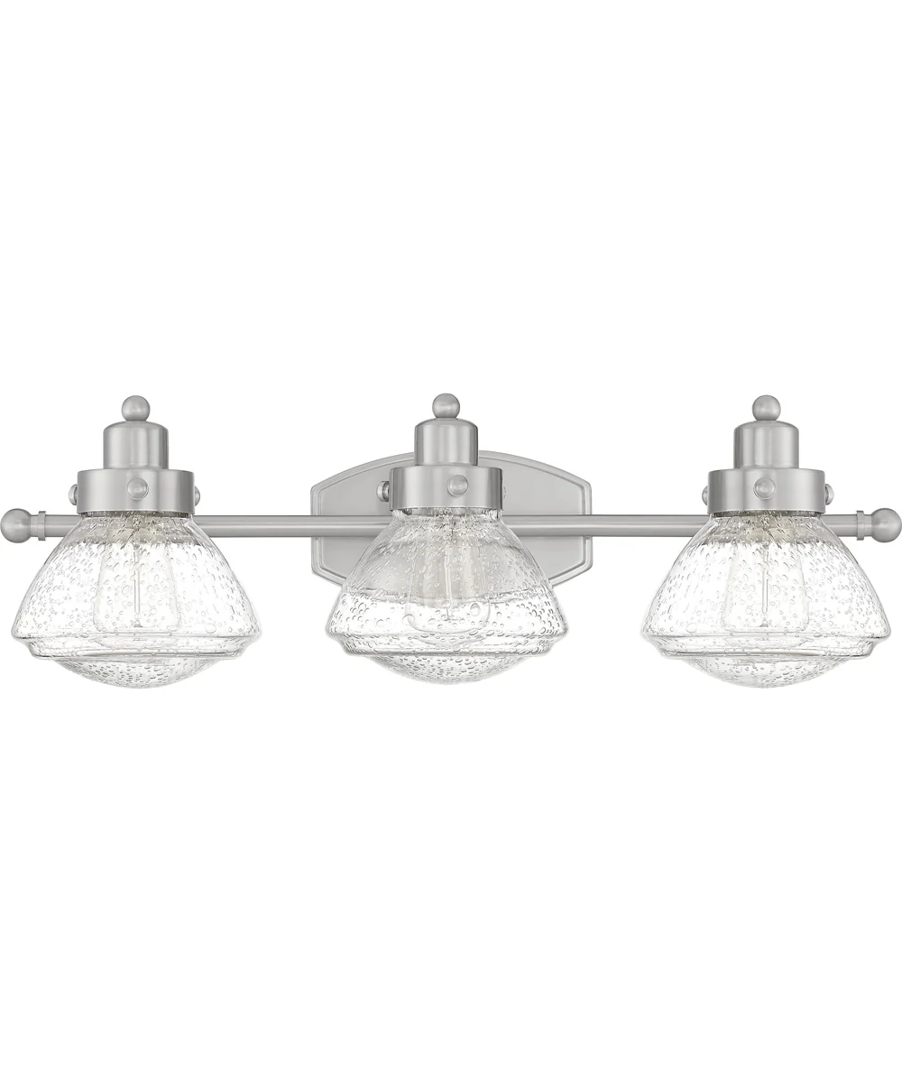 Scholar Large 3-light Bath Light Brushed Nickel - Image 3