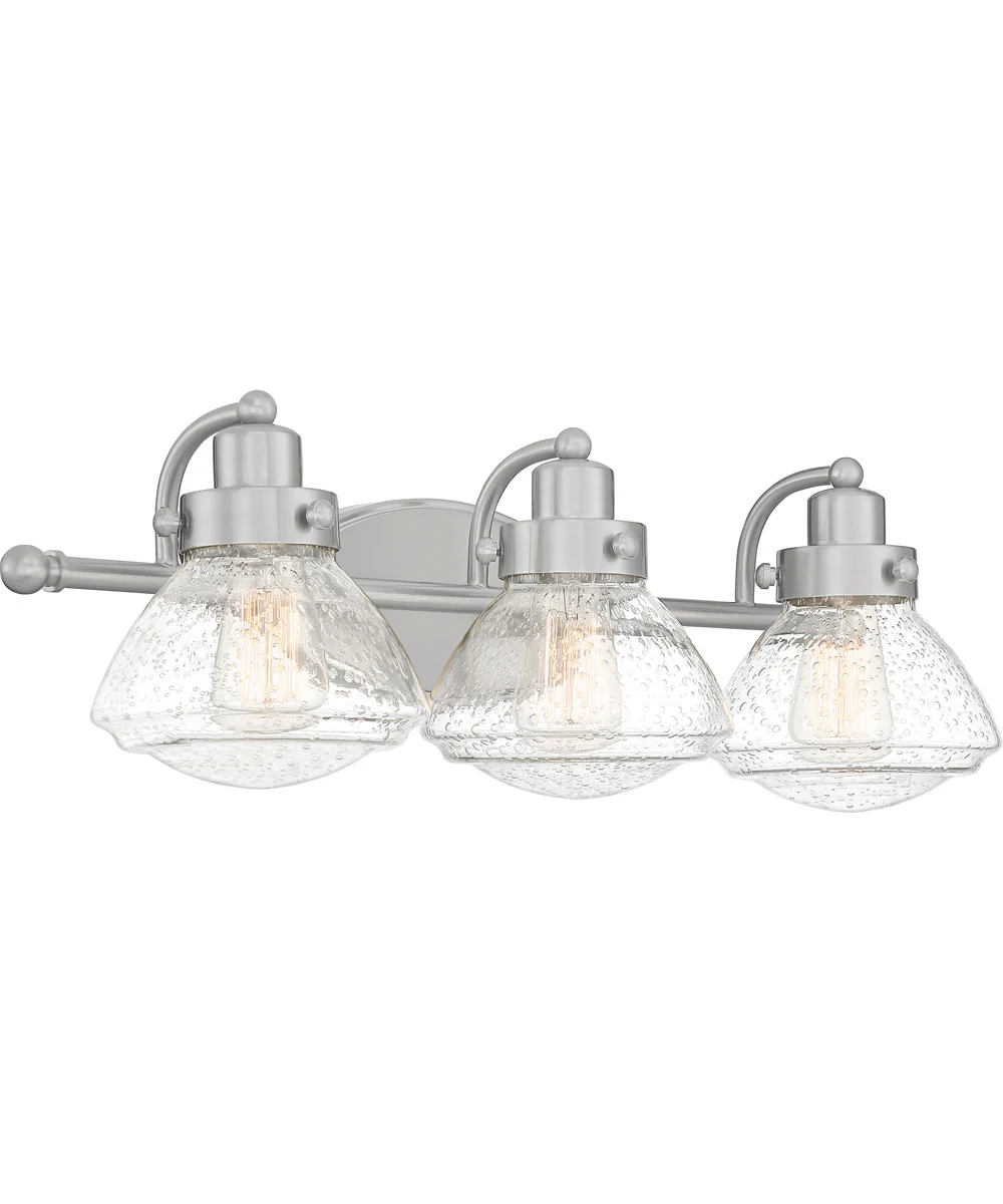 Scholar Large 3-light Bath Light Brushed Nickel - Image 4