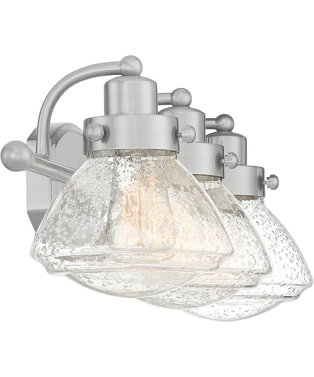 Scholar Large 3-light Bath Light Brushed Nickel - Image 5