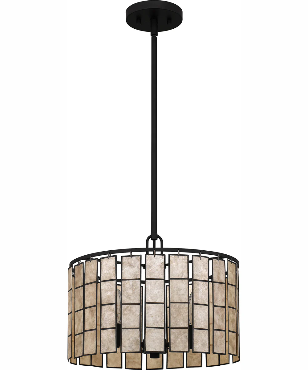 Seigler 3-light Pendant Matte Black - Image 3