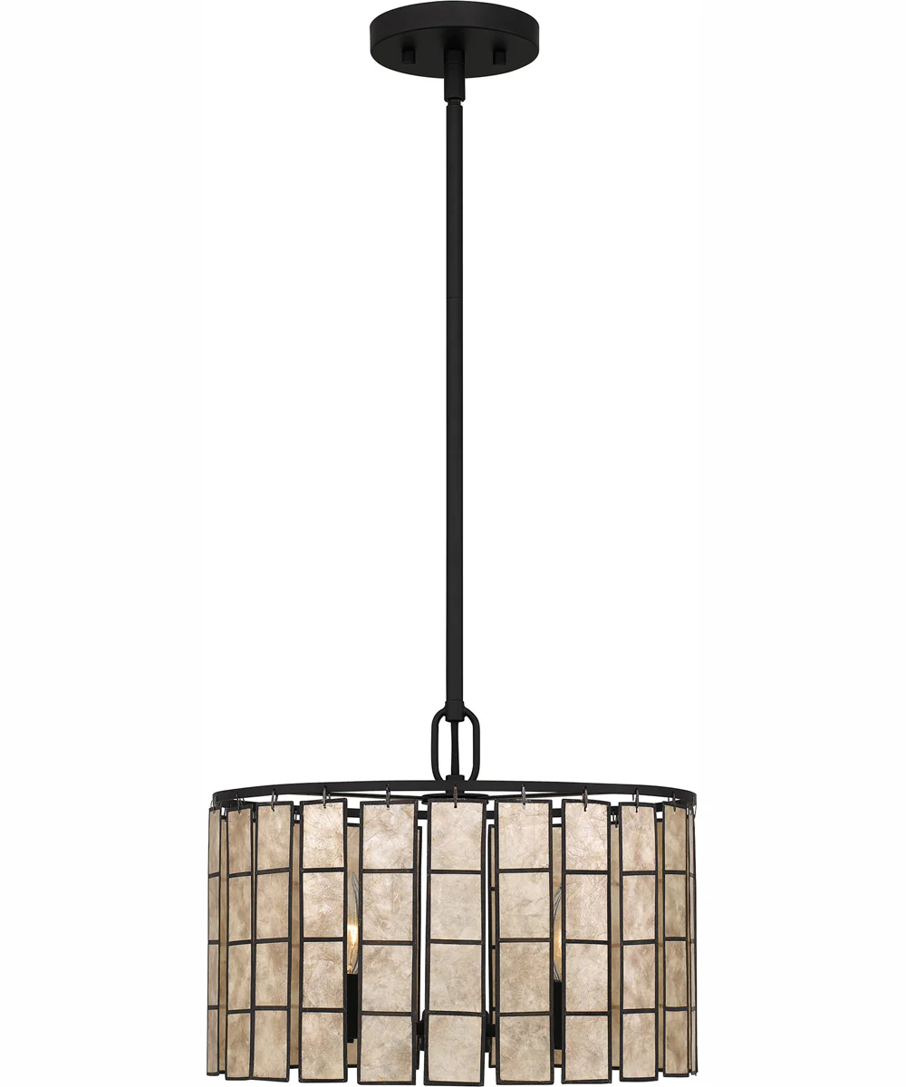 Seigler 3-light Pendant Matte Black - Image 4