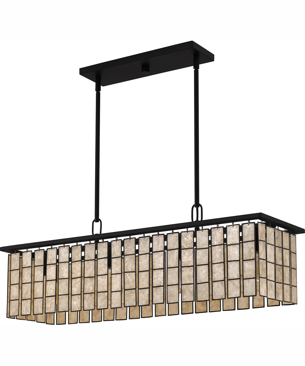 Seigler Small 4-light Island Light Matte Black - Image 3