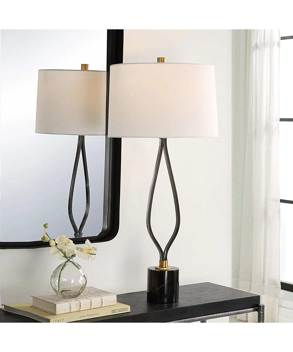 Separate Paths Iron Table Lamp - Image 2
