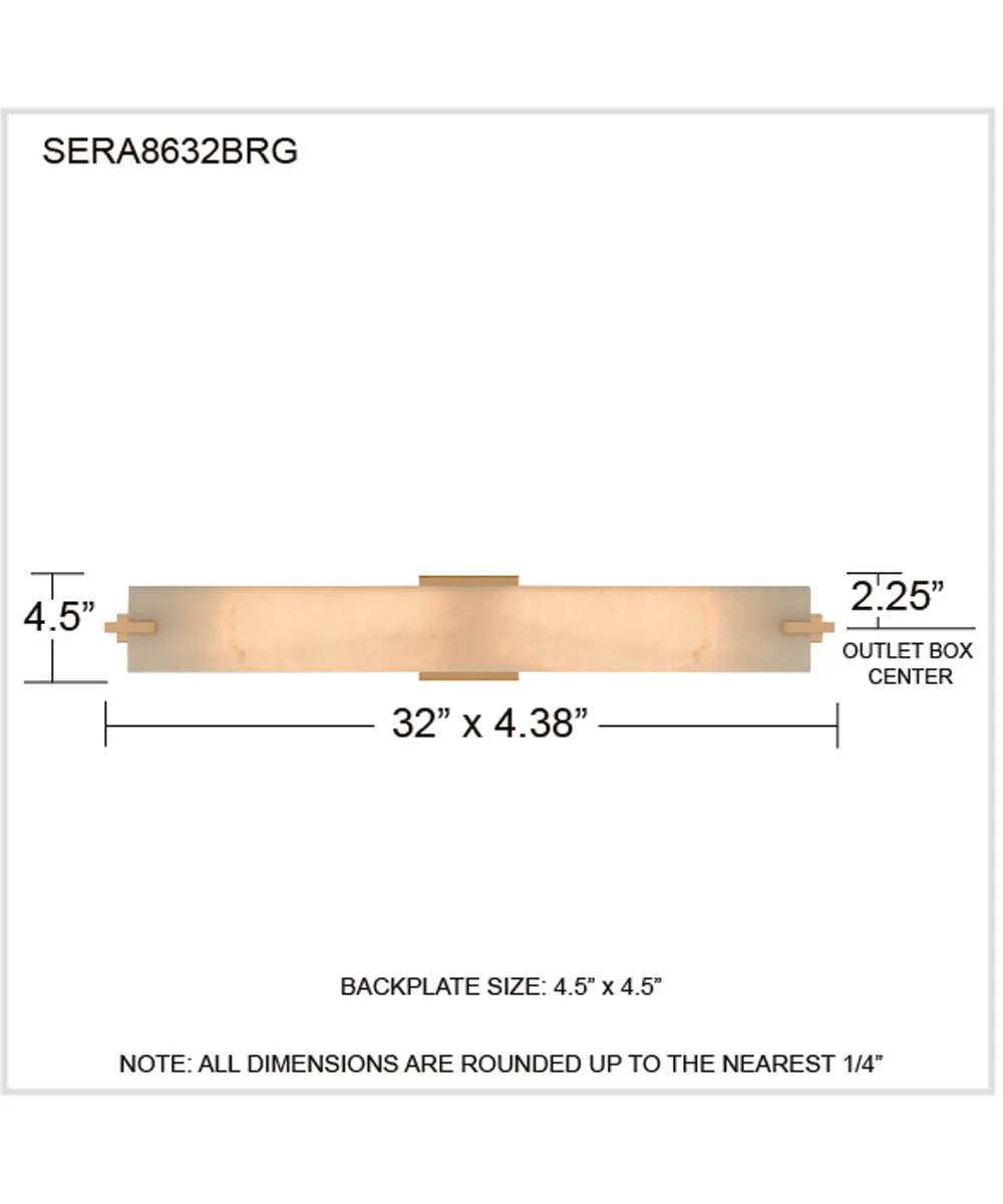 Seraphine 2-light Bath Light Brushed Gold - Image 4