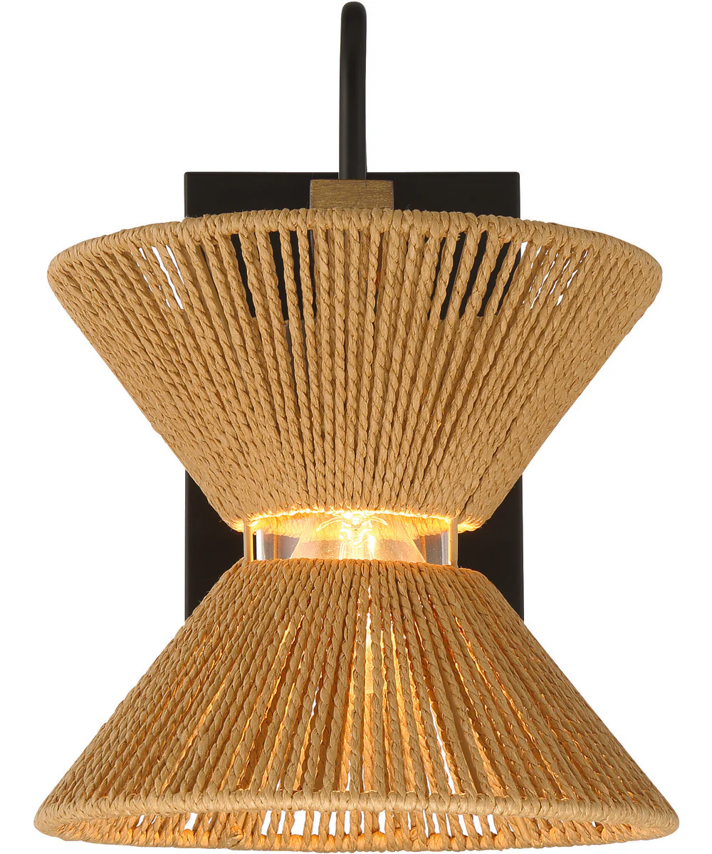 Serena 1-Light Lighting Flat Black/Walnut - Image 4