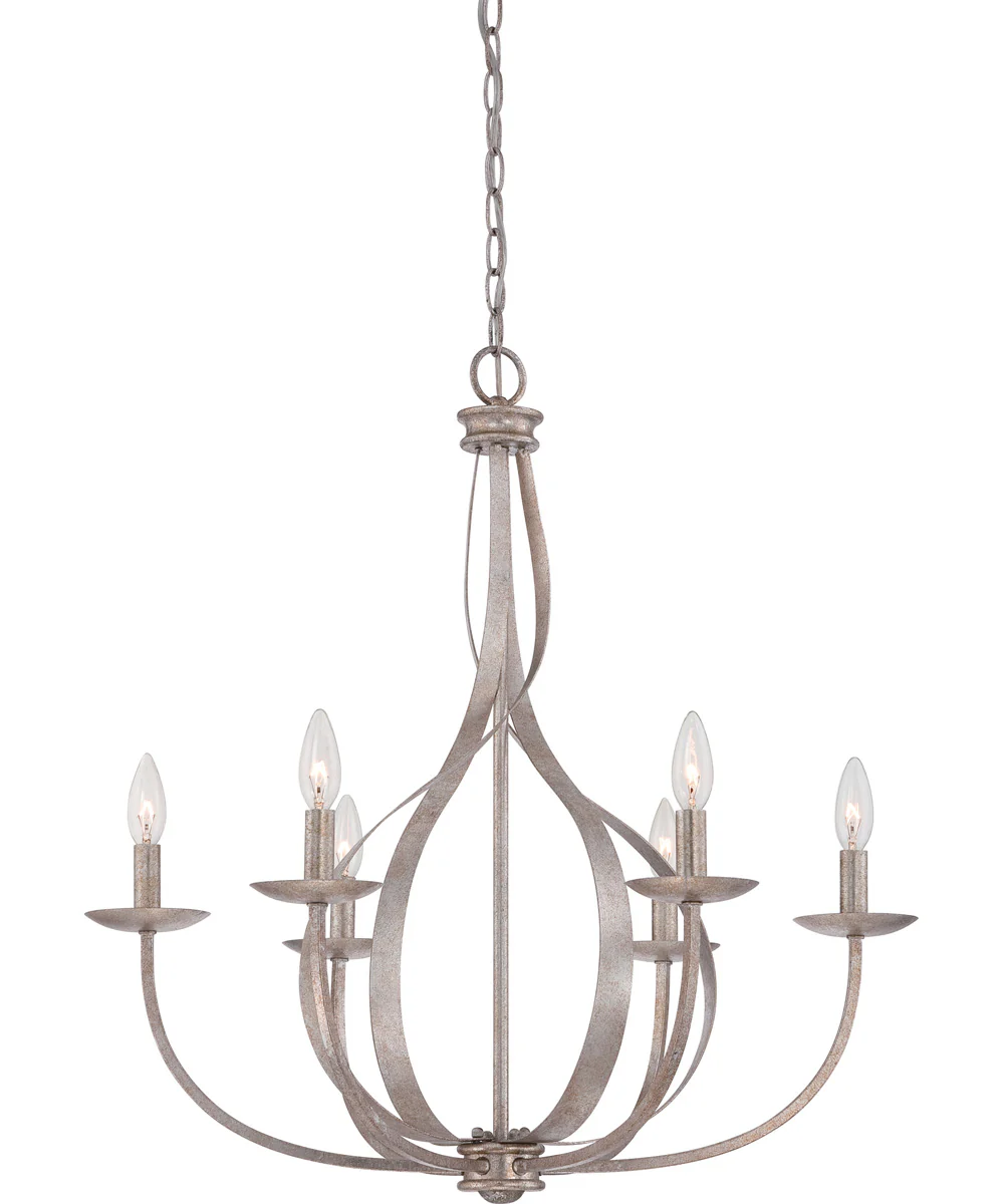Serenity 6-light Chandelier Italian Fresco