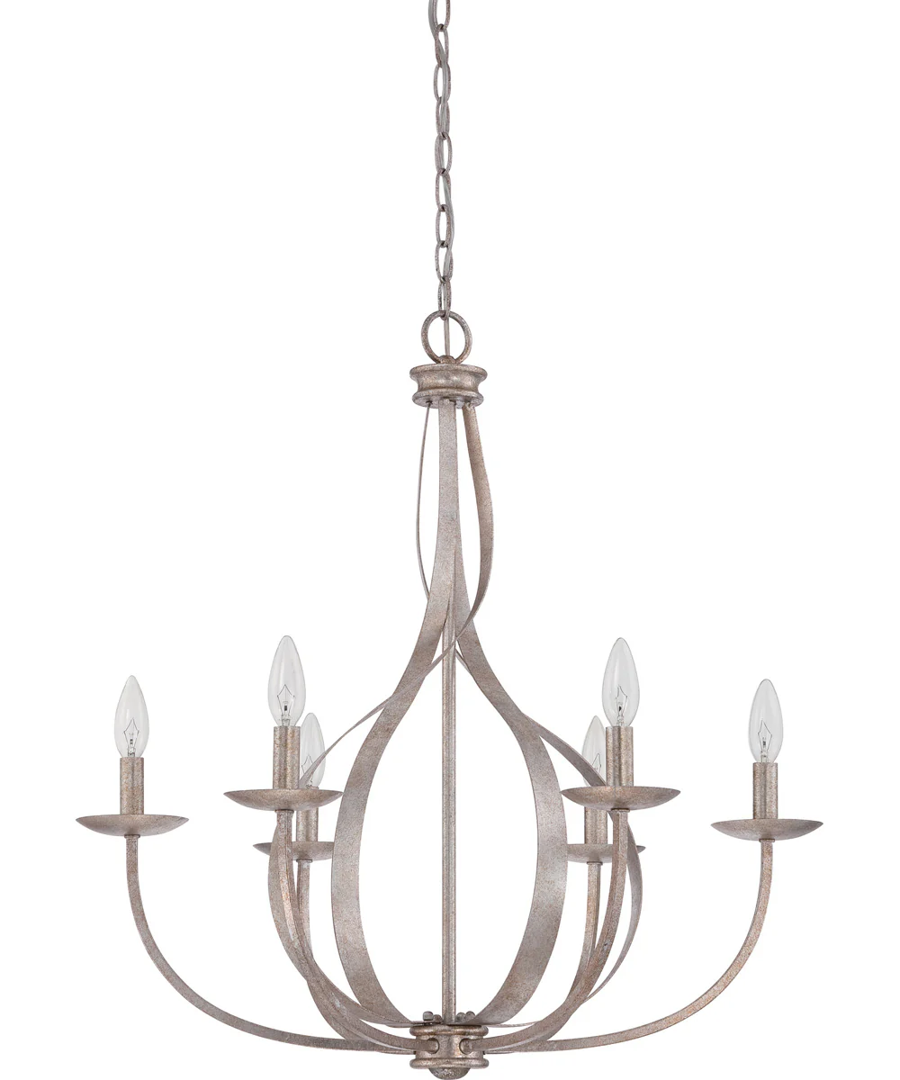 Serenity 6-light Chandelier Italian Fresco - Image 3